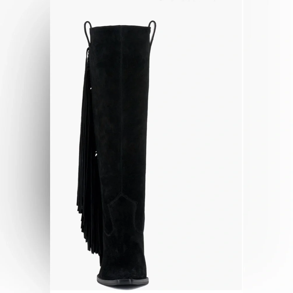 Vince Camuto Pelia Fringe Knee High Boot